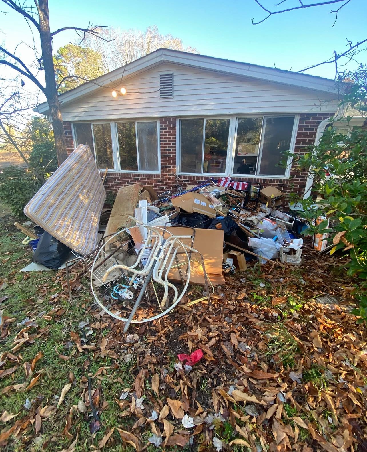 Before — Junk and Clutter Piling Up